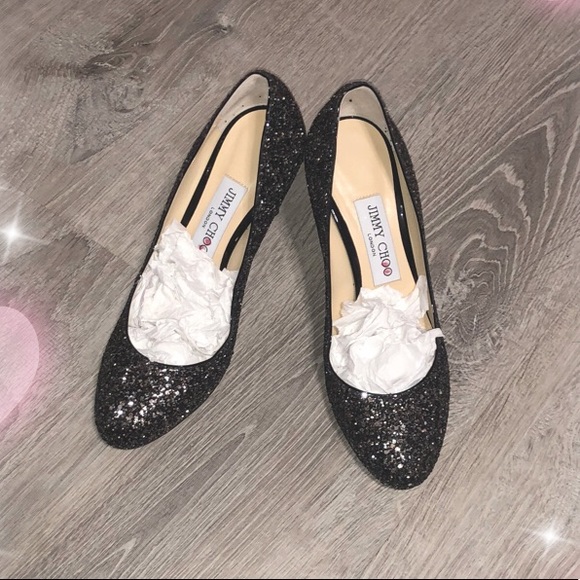 100% authentic Jimmy Choo glitter pump - Picture 3 of 5